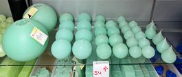 054 Posten Raureif Kerzen mint aus Liquidation