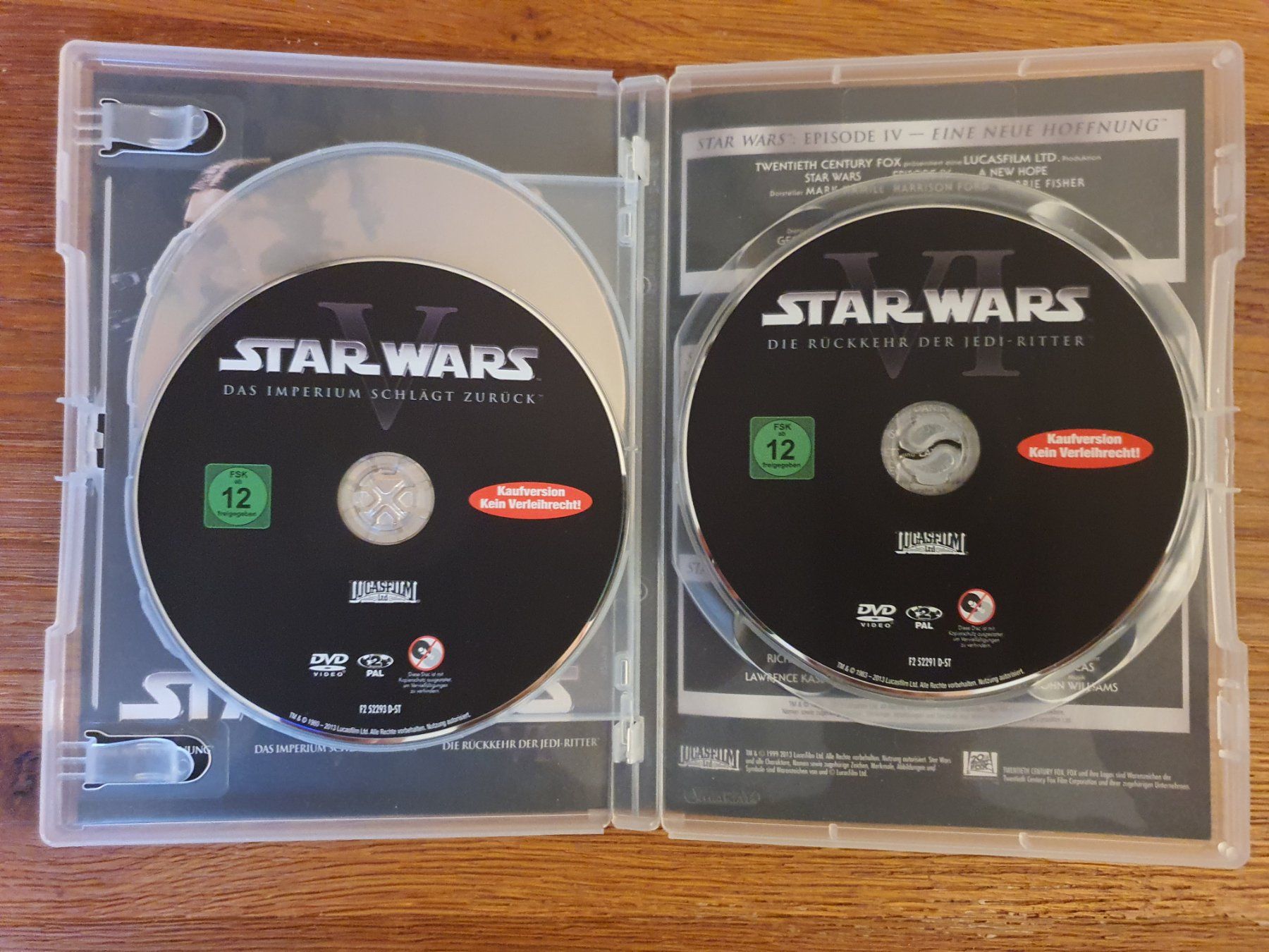 Tutti i DVDs: DVD set Star Wars - Episode IV, V, VI – Usato da Zürich venduto da tim_8vjq 3