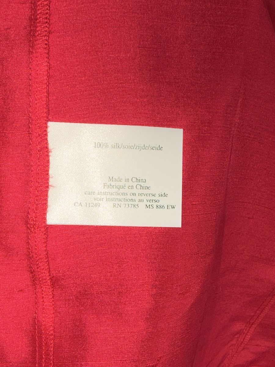 Laura Ashley Gonne: Laura Ashley Red Silk Skirt – Nuovo (secondo la descrizione) da Montreux venduto da Yss_Boutiqu3 4