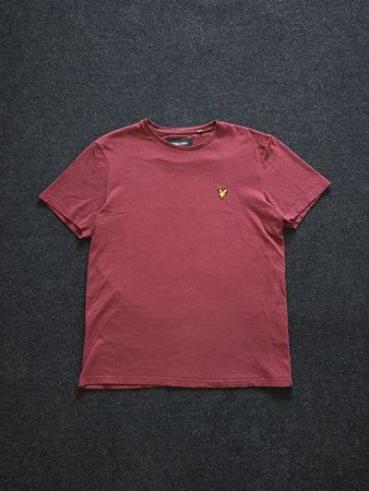 Lyle & Scott T-Shirt Weinrot / Burgunder – Grösse L