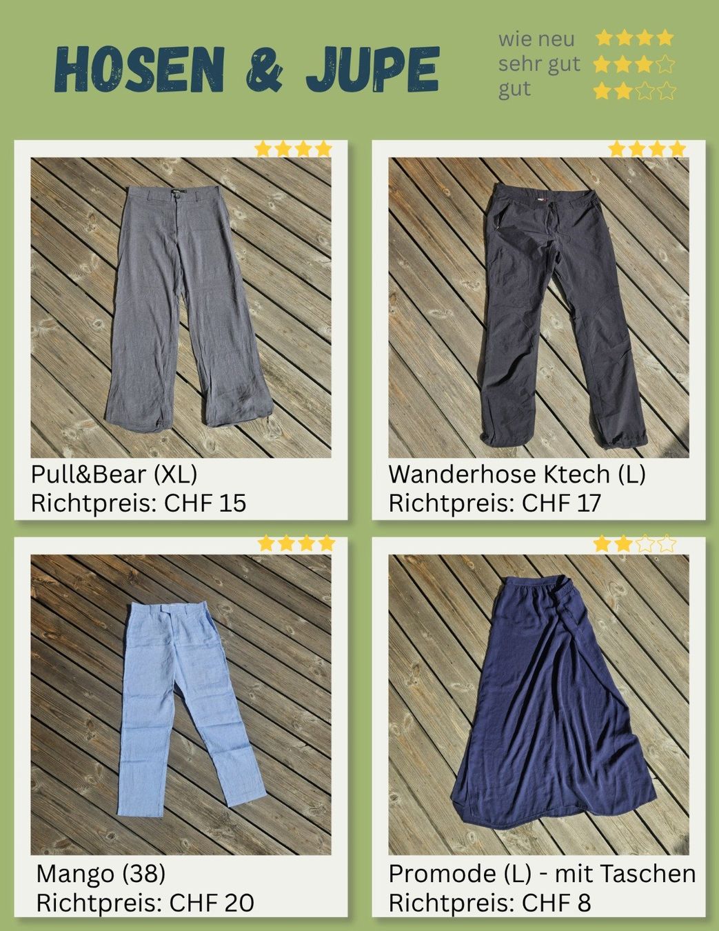 Hosen: schwarze Wanderhose – Gebraucht aus Ostermundigen von daniela.raefle 1