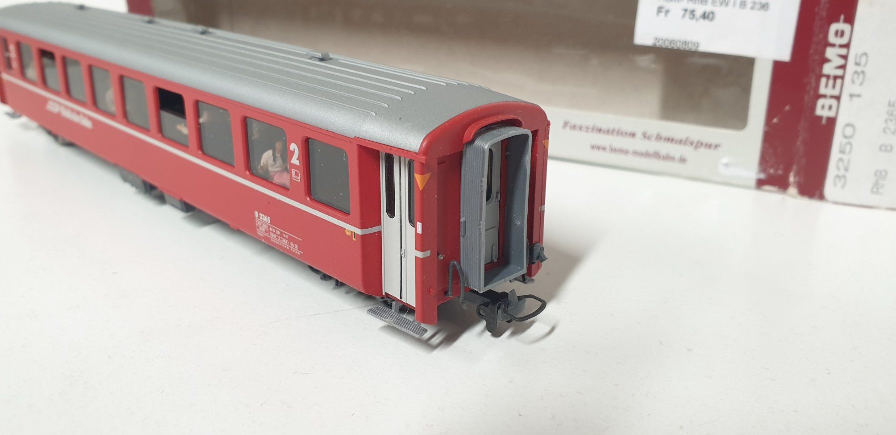 Bemo Modellini di ferrovie: Bemo RhB  Personenwagen Refit 3250 135 – Nuovo (secondo la descrizione) da Geroldswil venduto da TopTrain54 4