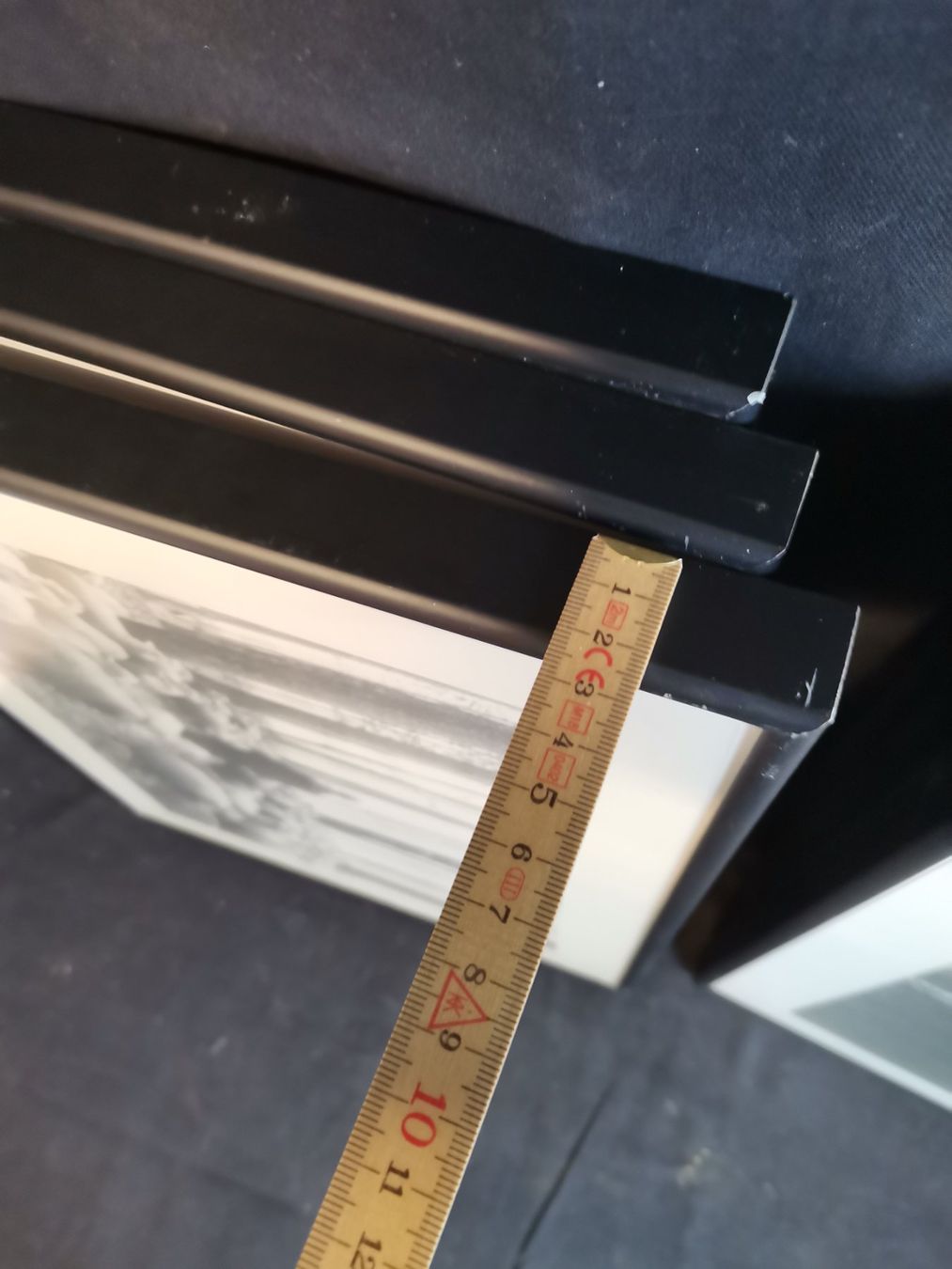 Cornici: Schwarze Bilderrahmen aus Aluminium, Steckrahmen, Bilderrahm – Usato da Wiedlisbach venduto da materialkreislauf 6