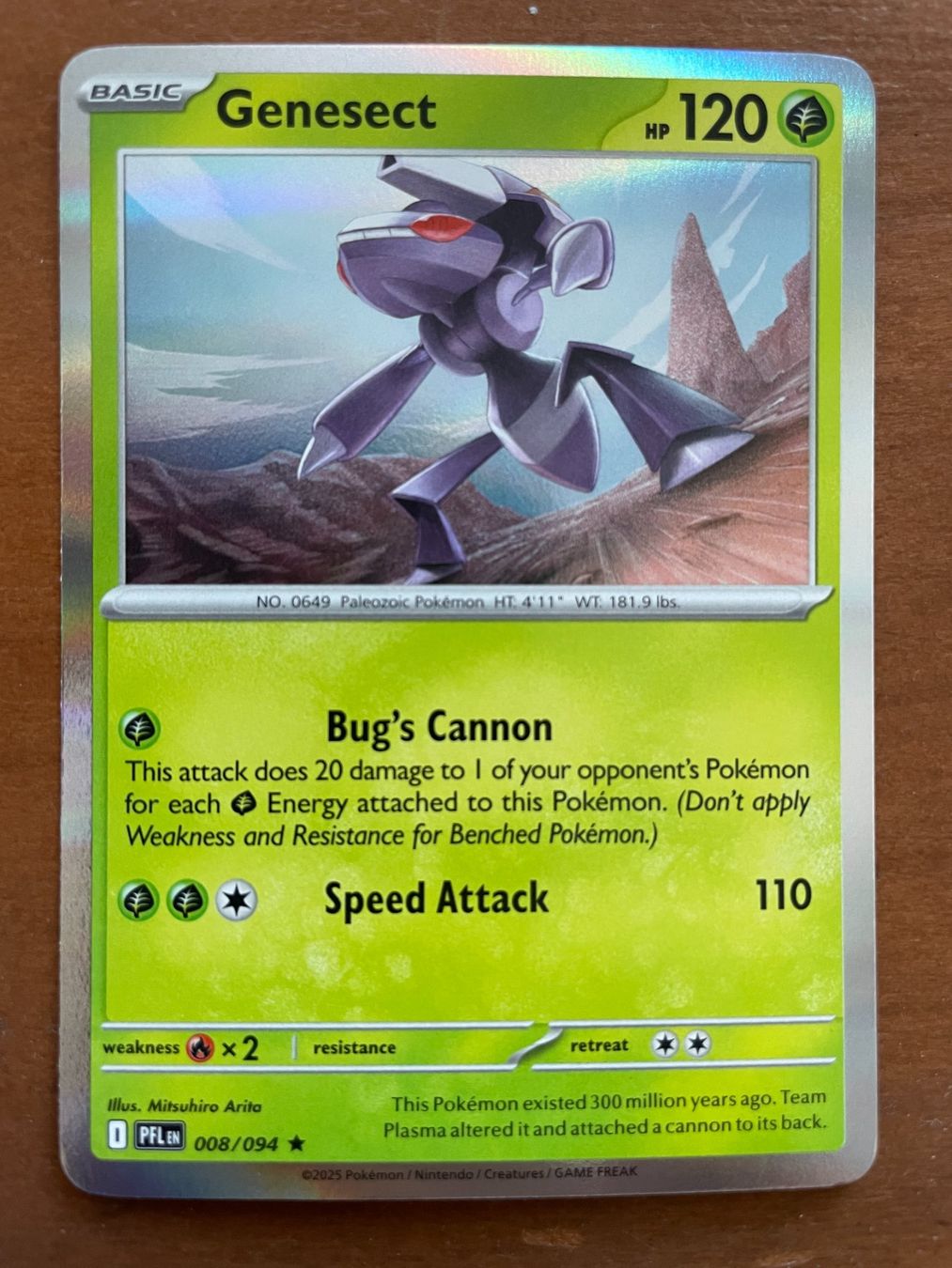 Pokémon Carte collezionabili: Pokemon Genesect Holo (Versand gratis) – Nuovo (secondo la descrizione) da Chur venduto da Angerson