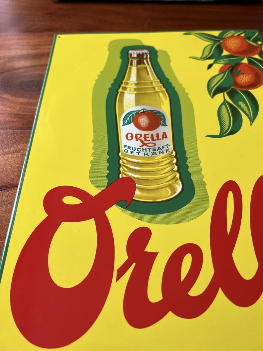 Insegne: Original Orella Blechschild – Usato da Mellingen venduto da Oelquelle 4