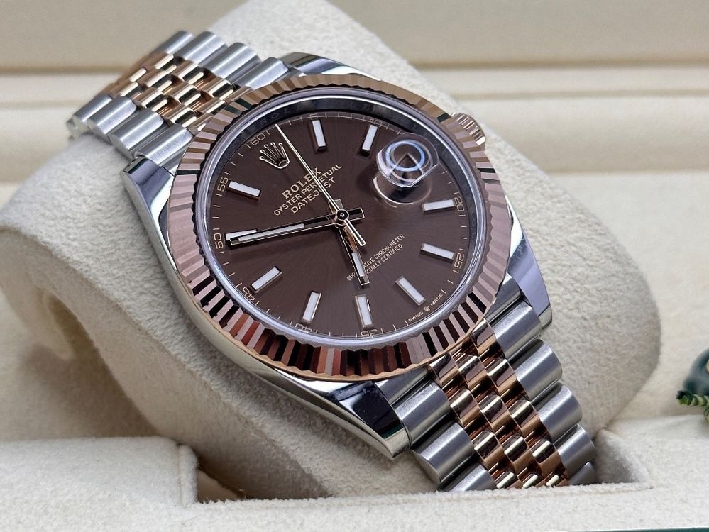 Rolex Datejust 41 Bicolor Chocolate Kaufen auf Ricardo