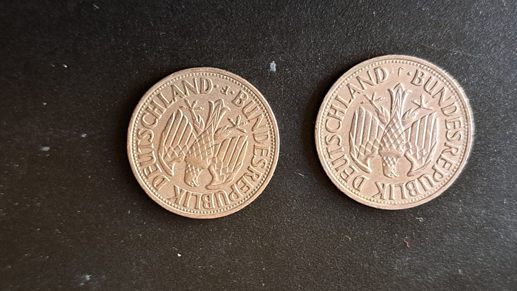 Tutti le monete: 1 DM   (2Stk) – Usato da Affeltrangen venduto da Handre 1
