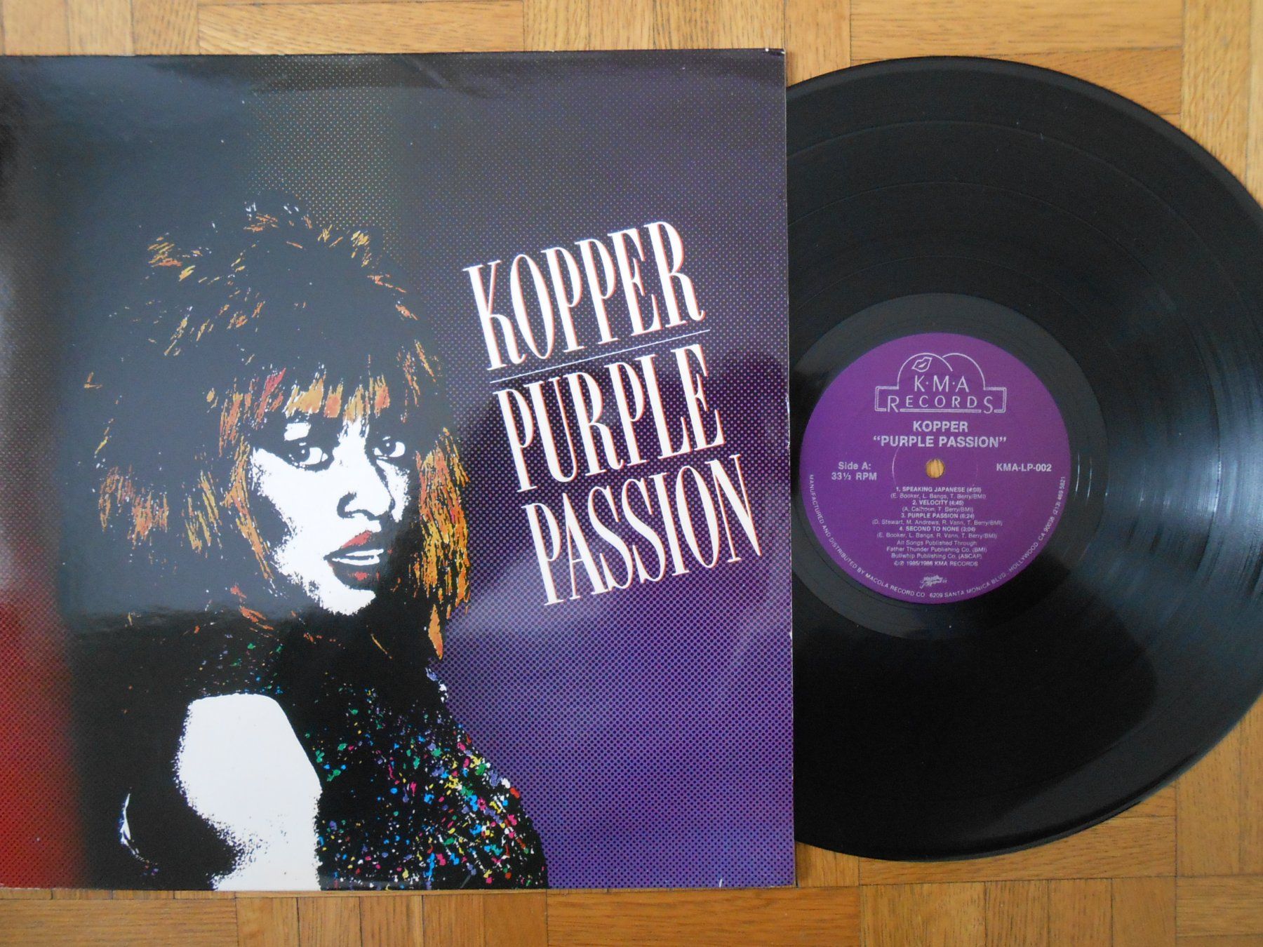 Schallplatten: Kopper 1986 Purple passion (LP) – Gebraucht aus Territet von Yvanz