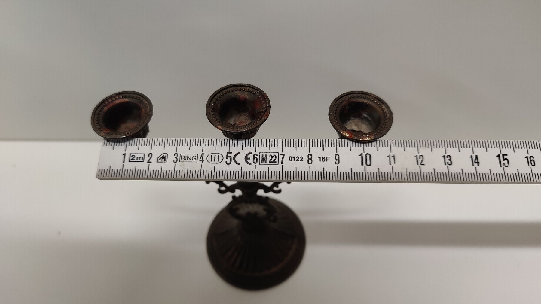 Portacandele: Vintage Mini Kerzenhalter Messing  (L25) – Usato da Neuenhof venduto da SchnaeppliAllerlei 6