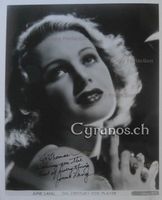 June Lang (1917-2005) Schauspielerin - sign. Grossfoto