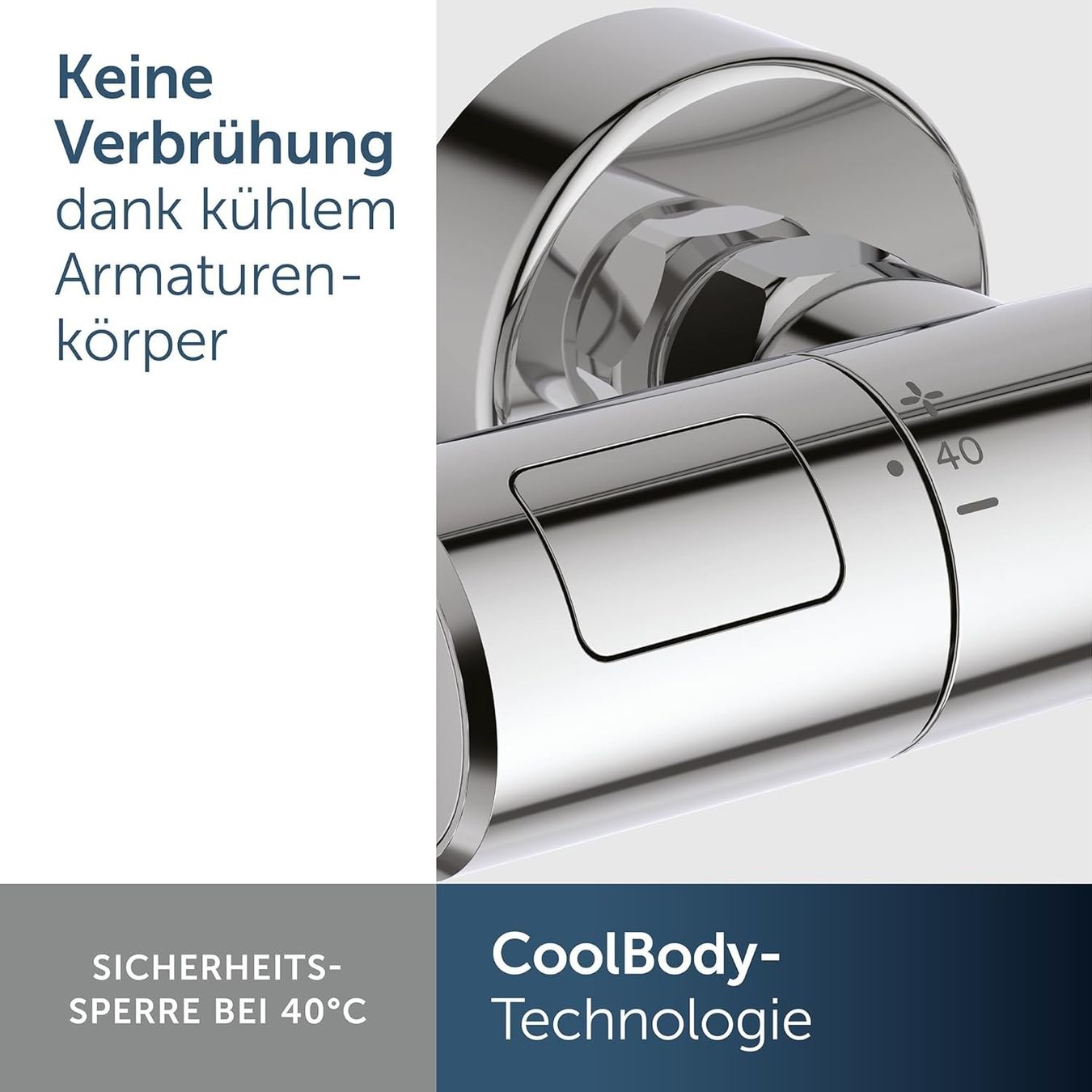 Docce: Ideal Standard Tiro Duschsystem Thermostat – Nuovo e nell'imballaggio originale da Suhr venduto da SchnapperCH 5