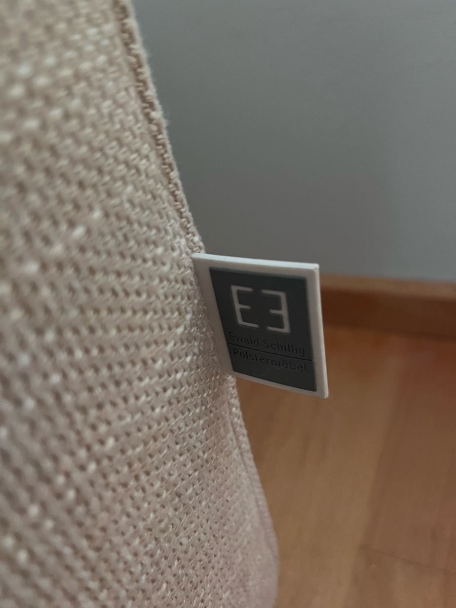 Divani: Sofa mit Hocker (Stoff, Ewald Schillig) – Usato da Frauenfeld venduto da S0270115 7
