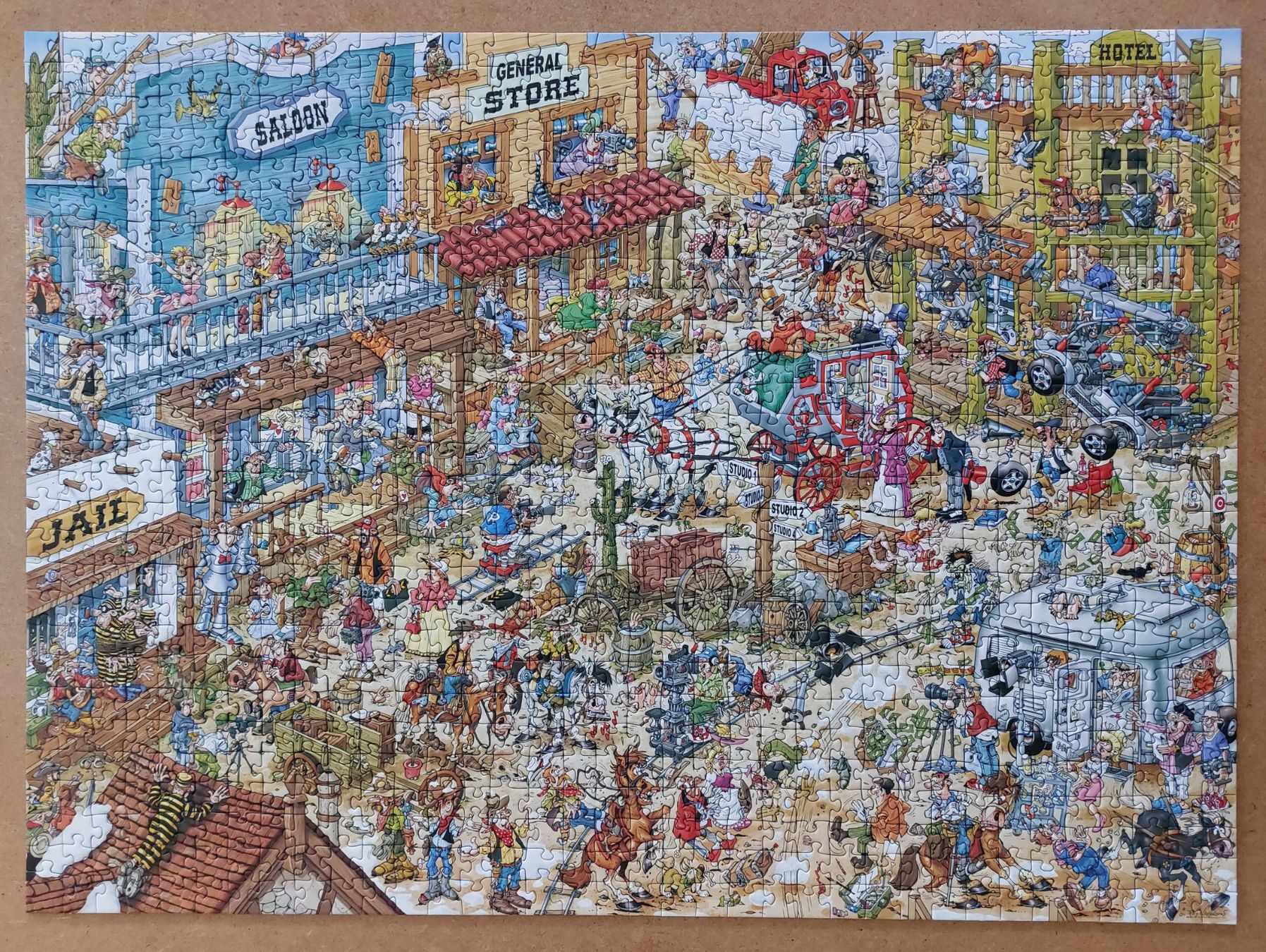 Ravensburger Puzzles: Ravensburger Puzzle - Western – Gebraucht aus Dietikon von Canman 1