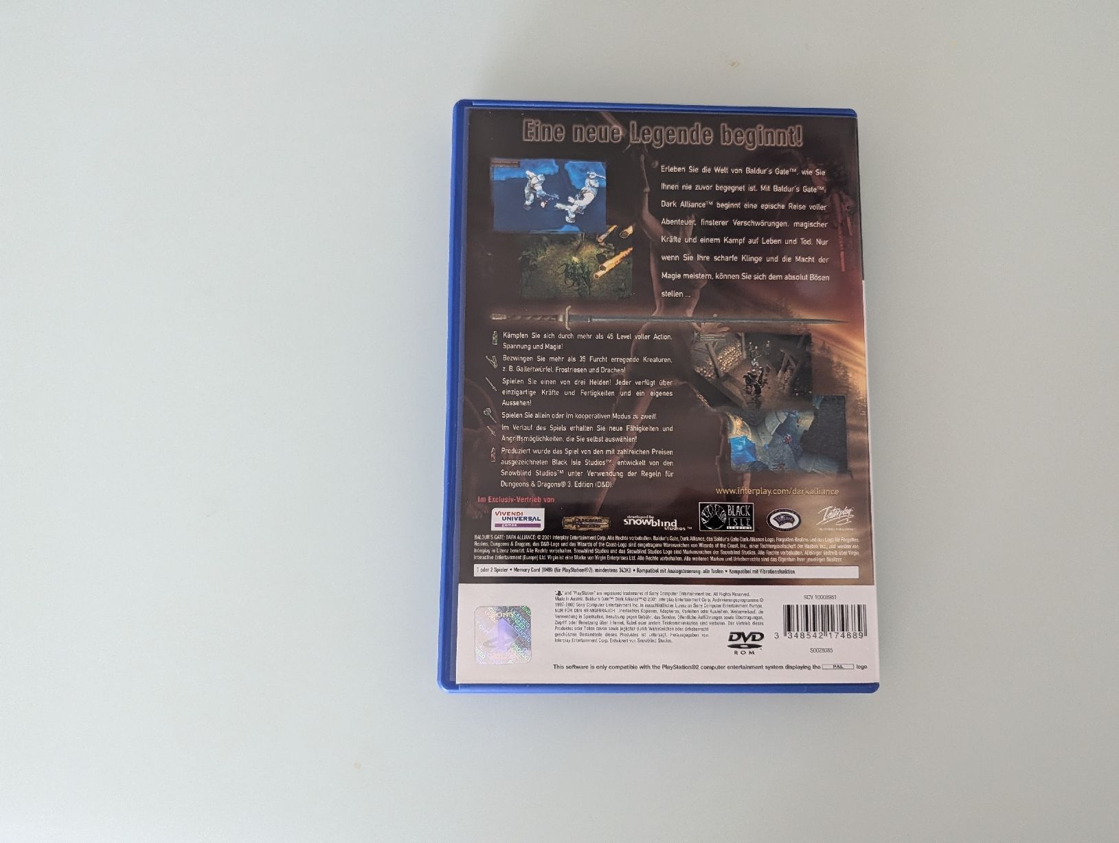 Sony Giochi: Baldurs Gate Dark Alliance (PS2) – Usato da Winterthur venduto da sax8400 2