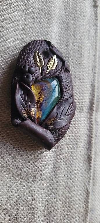 Spille & Fermagli: Broche fait main labradorite – Usato da Vésenaz venduto da emose