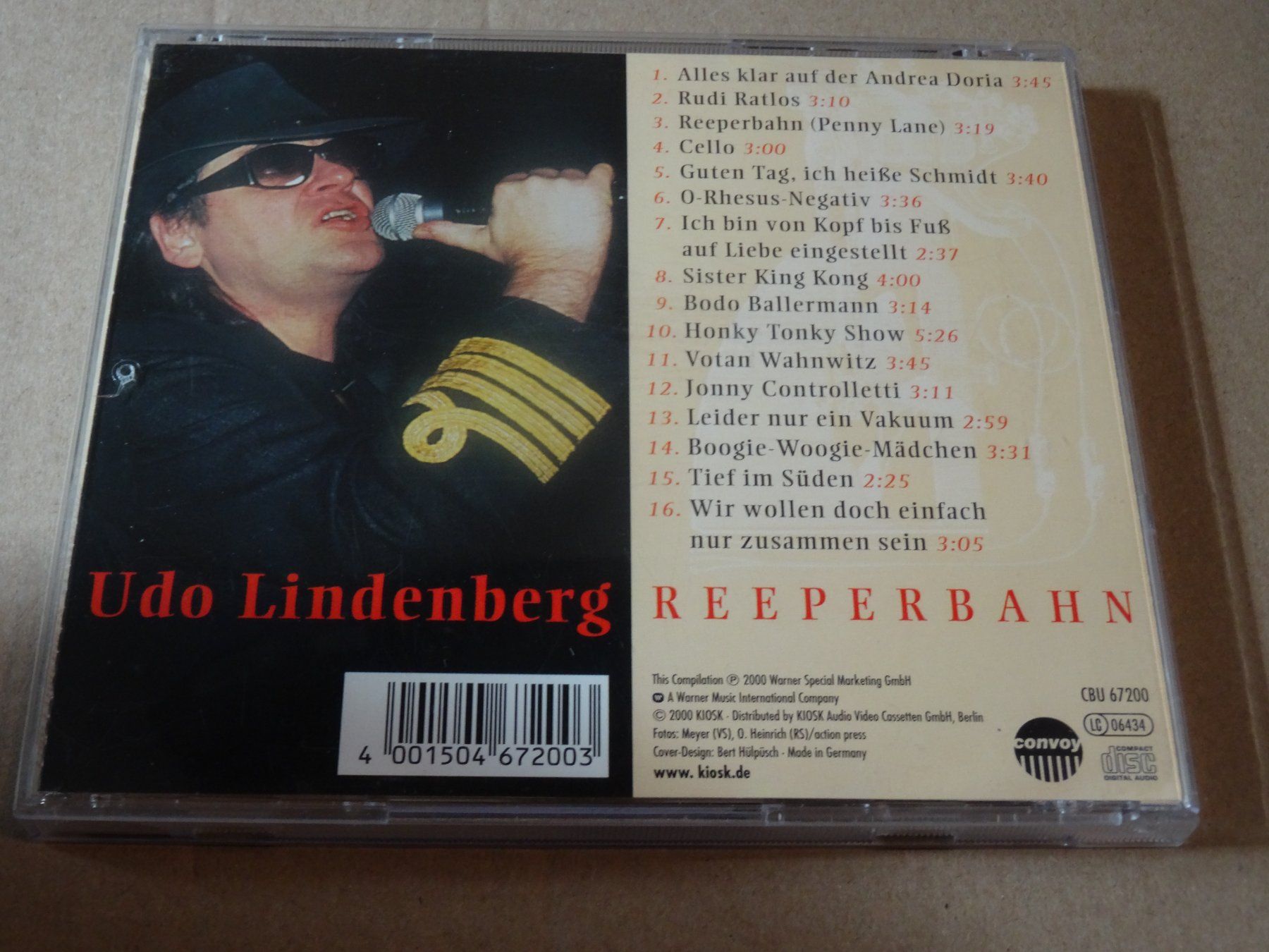CDs: CD Udo Lindenberg Reeperbahn – Gebraucht aus Olten von Disc-Ausverkauf 1