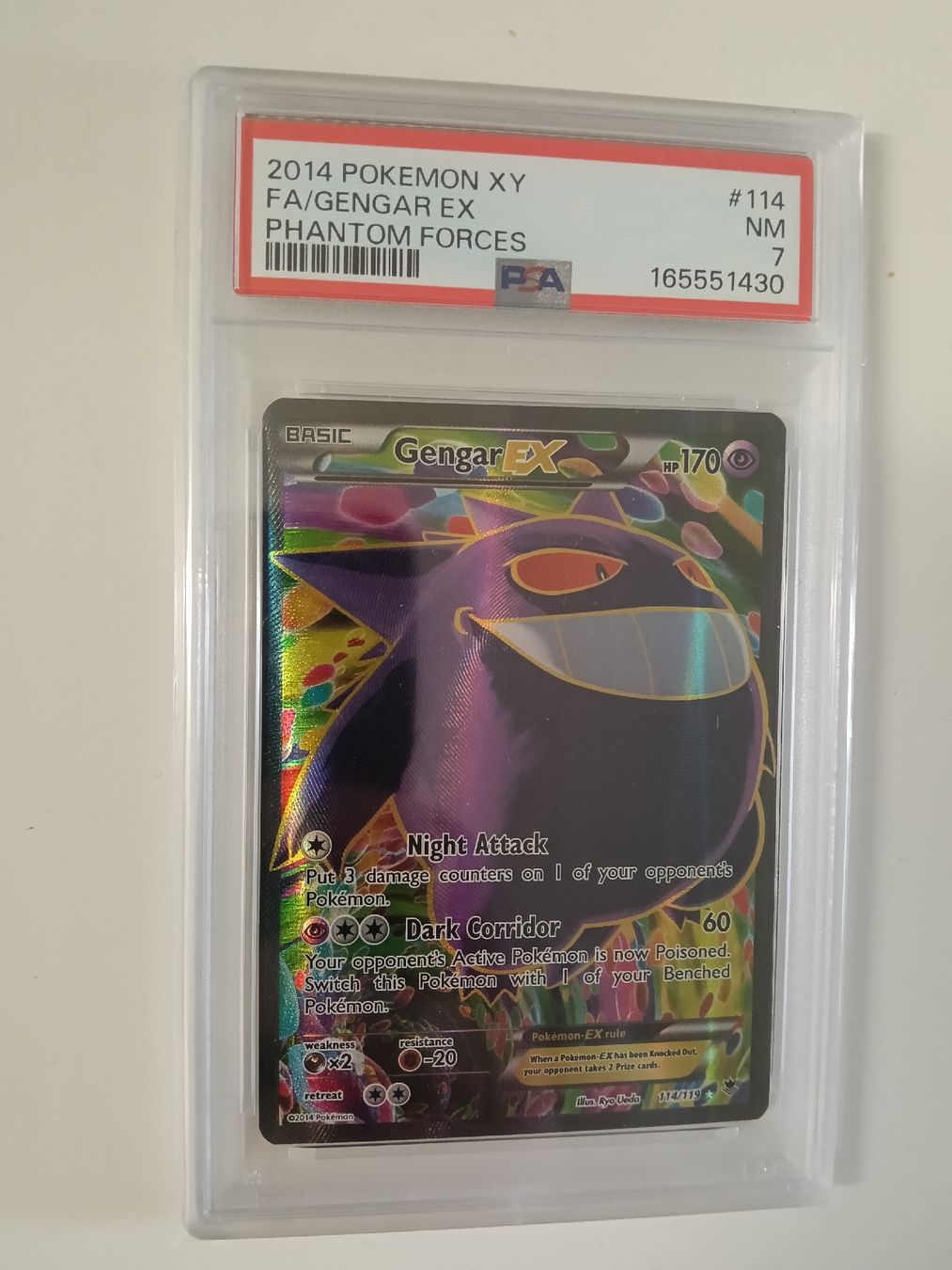 Pokémon Sammelbilder & Trading cards: Gengar EX 114 - Phantom Forces - PSA 7 – Neu und originalverpackt aus Dornach von Boboter