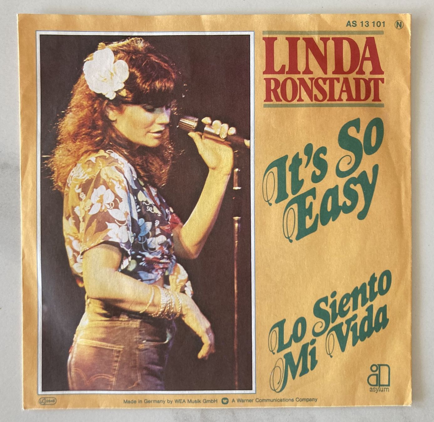 Dischi in vinile: LINDA RONSTADT - IT'S SO EASY – Usato da Bottens venduto da hotter-than-hell