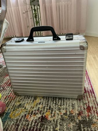 Aluminium Attache Case Silver Acceptable Condition