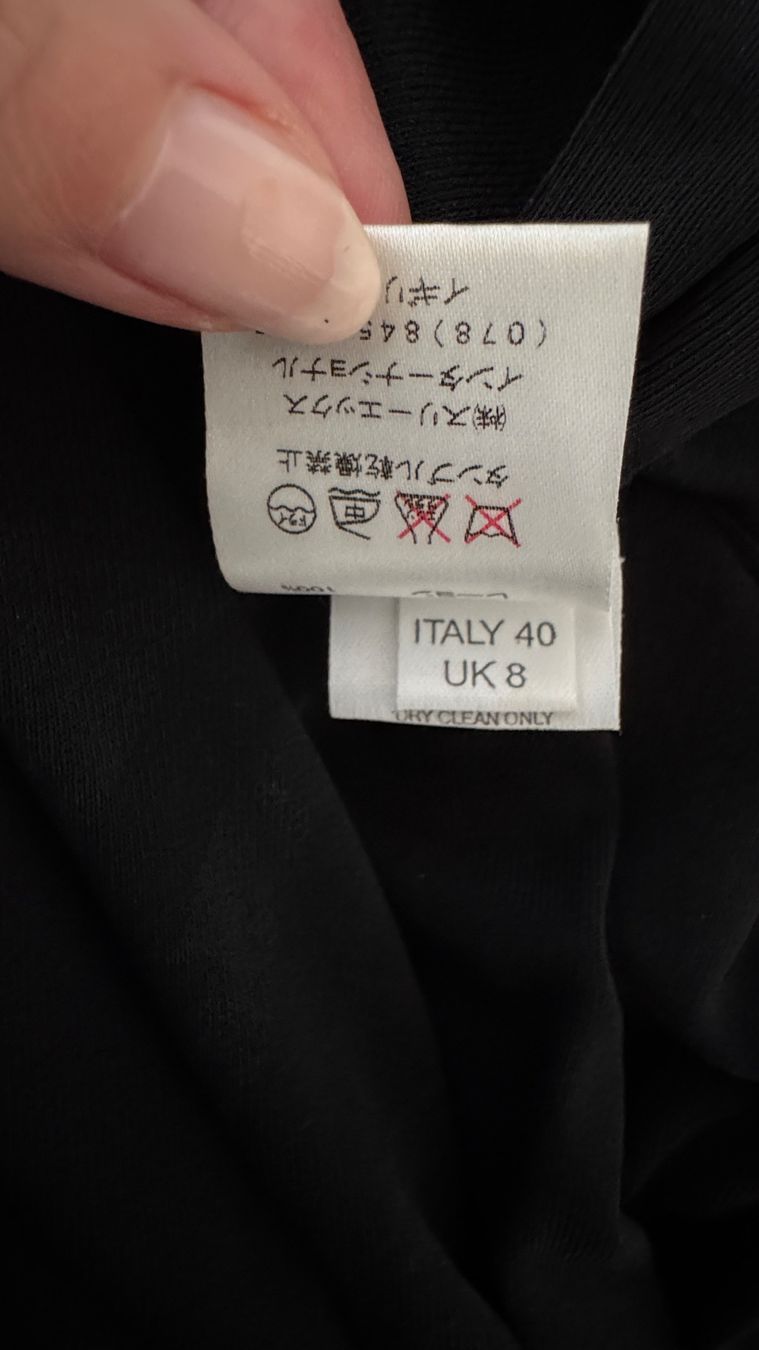 Kleider: Robe noire de haute couture Clements Ribeiro – Gebraucht aus giffers von sev_c9x9 6