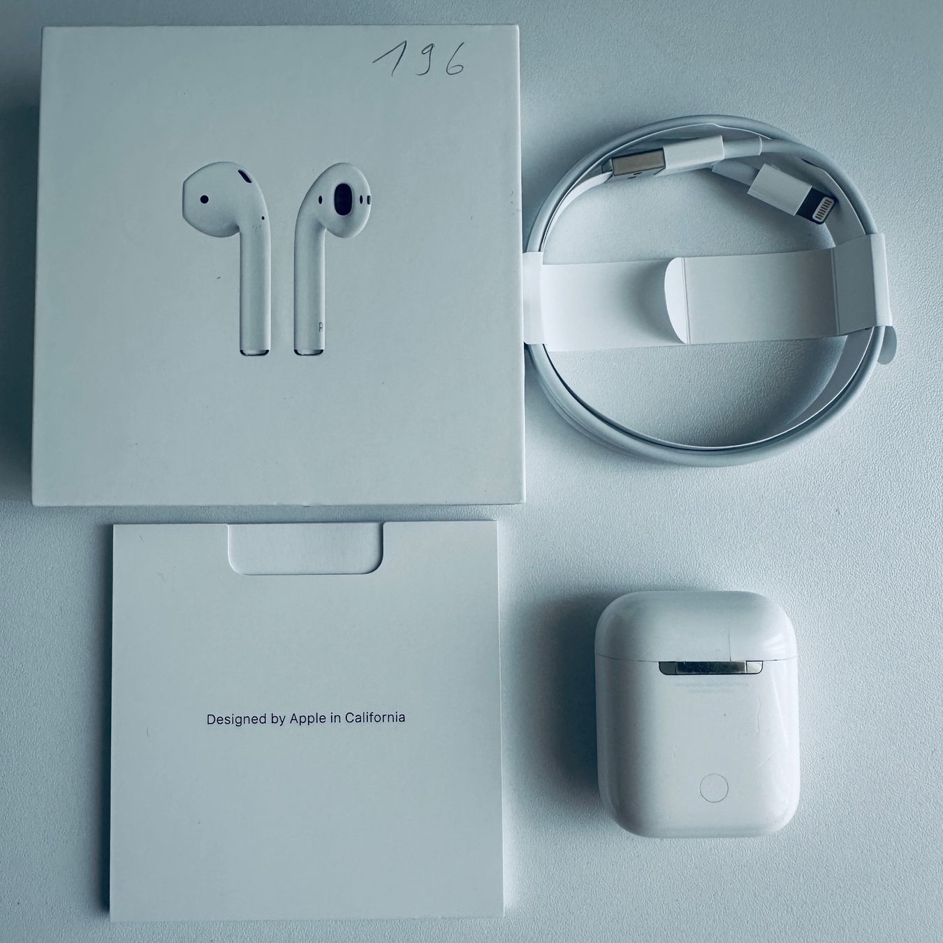 Apple Cuffie: Original Apple AirPods 2 Kopfhörer Wireless Lightning Kabel – Usato da Basel venduto da MY.AIRPODS.SHOP