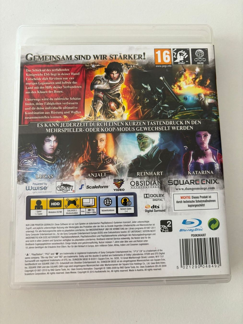 Giochi: Dungeon Siege 3 (PS3) – Usato da Herisau venduto da Seyashop_2 2