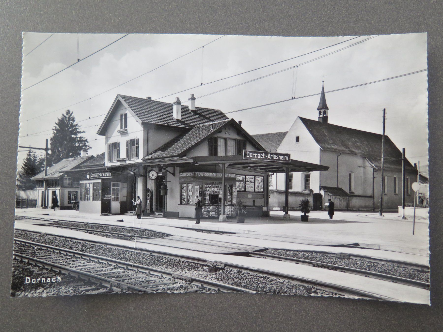 Cartoline postali: DORNACH-ARLESHEIM - BAHNHOF – Usato da Wittenbach venduto da lipasal