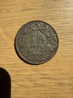 Moneta 5 Fr. 1874 Helvetia da collezione
