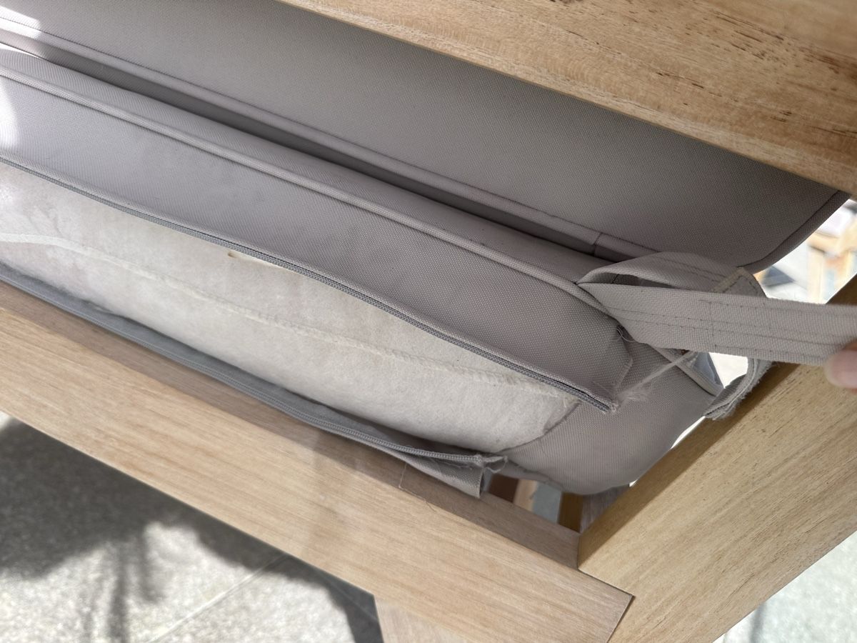 Sofas: Lounge Set Holz hell mit Polstern gebraucht</div> – D'occasion à Küssnacht am Rigi par CarlaAndrea 5