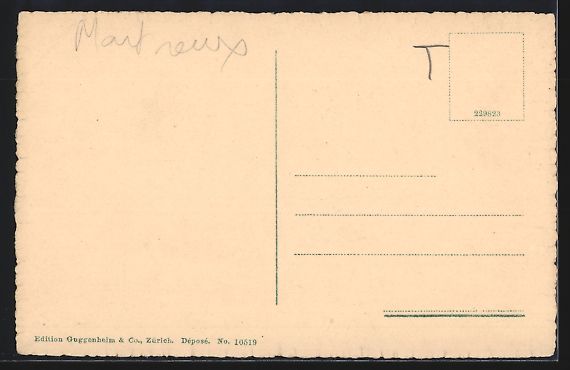 Cartoline postali: AK Genève, Débarcadère et Montblanc – Usato da Berlin venduto da bartko-reher 1