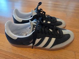 Adidas-Sneaker "Samba" in Schwarz-Weiß