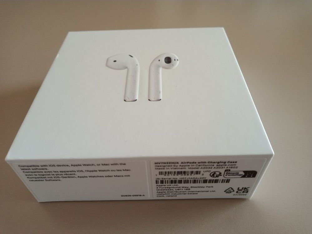 Apple Airpods (2. Gen.) neu, Garantie bis 6.2.2025 Kaufen auf Ricardo