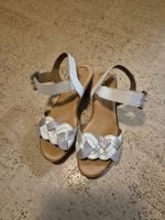 Gabor Sandalen weiss/silber Grösse 5, neu!
