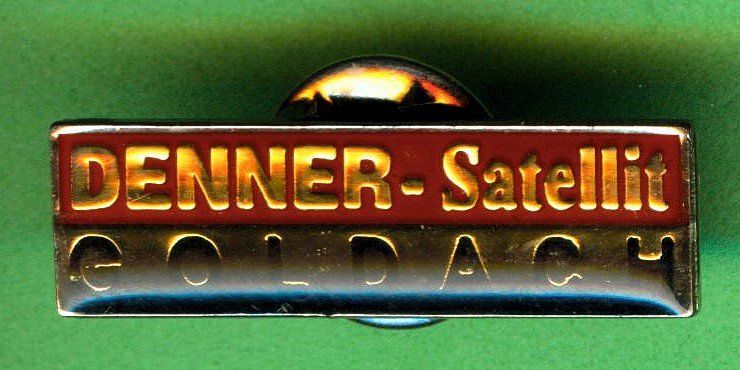 Placchette & Badge: DENNER SATELLIT  GOLDACH – Usato da Winterthur venduto da Sammleroase