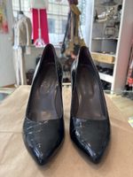 Navyboot Pumps schwarz Kroko-Optik Grösse 40 guter Zustand