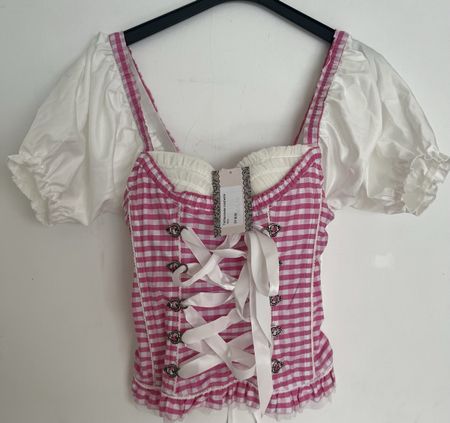 Wunderschöne Dirndlbluse von Dirndline Gr. M