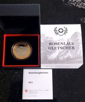 10 Fr. Gedenkmünze 2023 pp Rosenlaui Gletscher Box