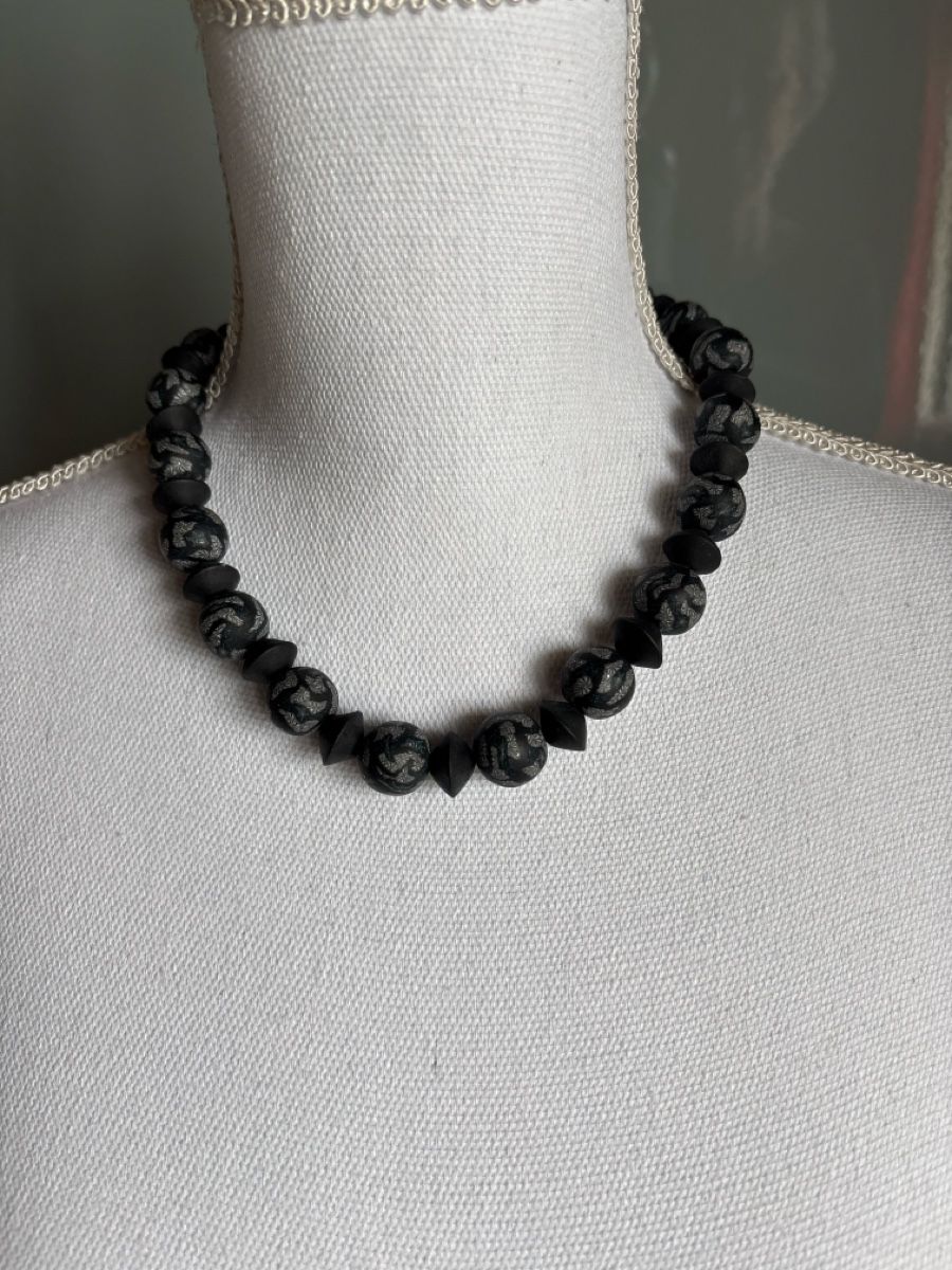 Catenine: Kette schwarz/grau – Nuovo (secondo la descrizione) da Grenchen venduto da nethy 1