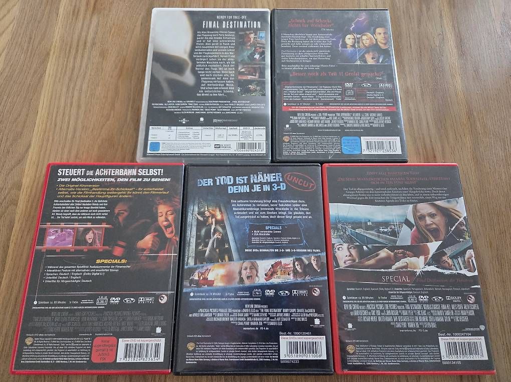 Tutti i DVDs: Final Destination 1-5 DVD's – Usato da Münchenbuchsee venduto da Sape1 2