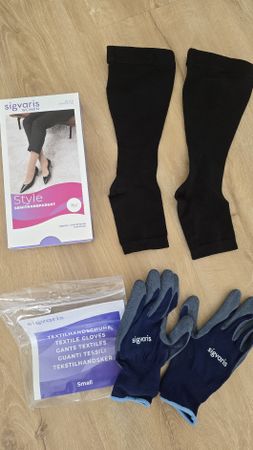 Sigvaris Women Medical Compression Stockings Black XSPlus