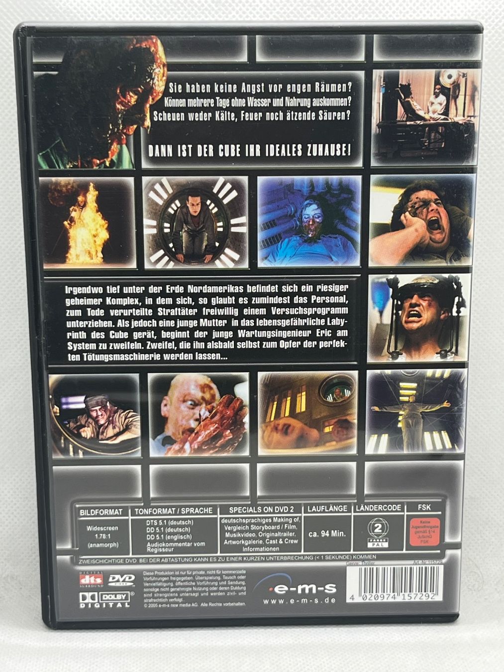 Tutti i DVDs: DVD Cube Zero 2 DVD Special Edition FSK 18 – Usato da Hinterkappelen venduto da Kim1992 4
