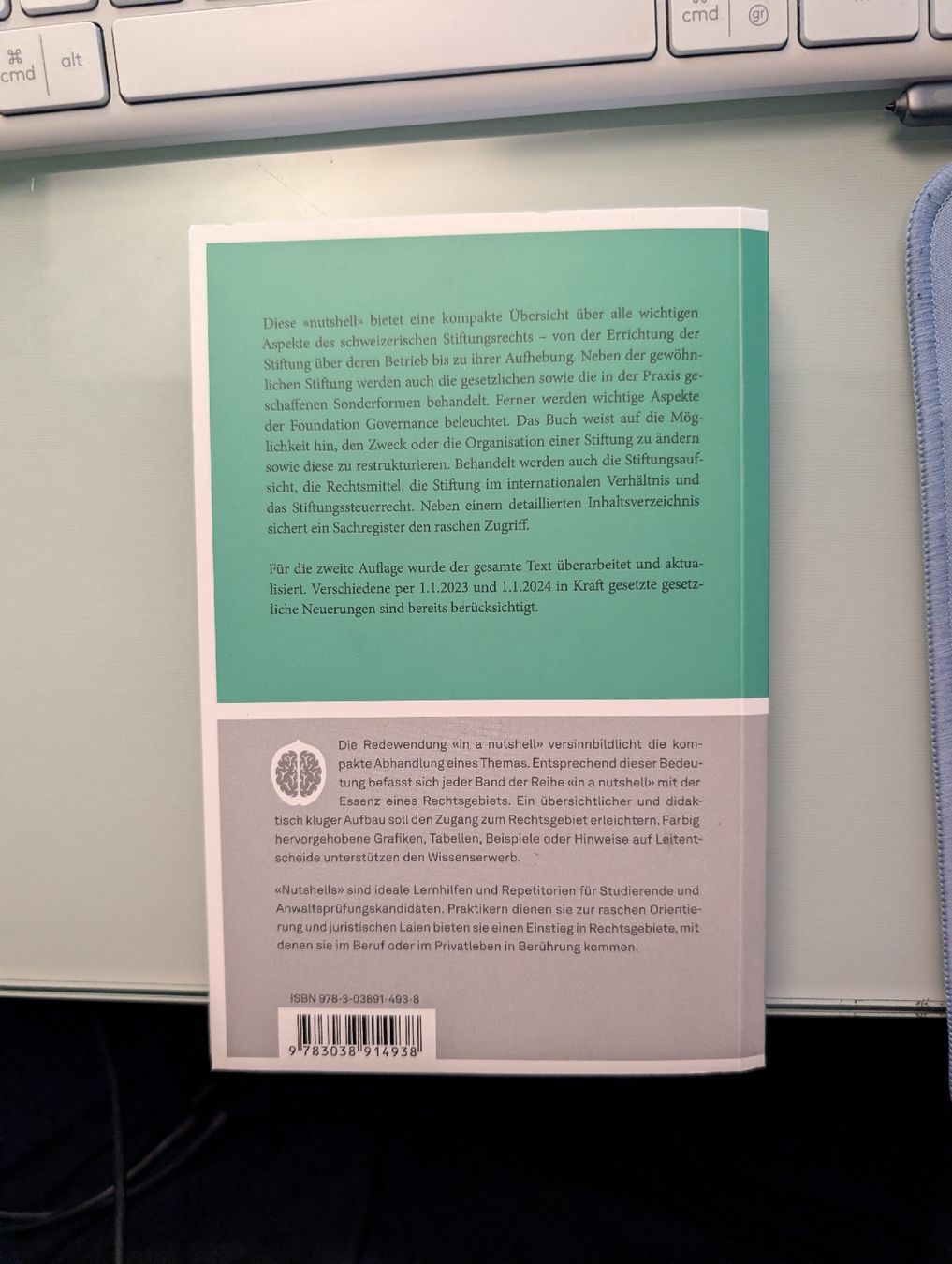 Libri: Stiftungsrecht in a Nutshell, Sprecher, 2. Auflage, Dike – Usato da Wädenswil venduto da macik 1