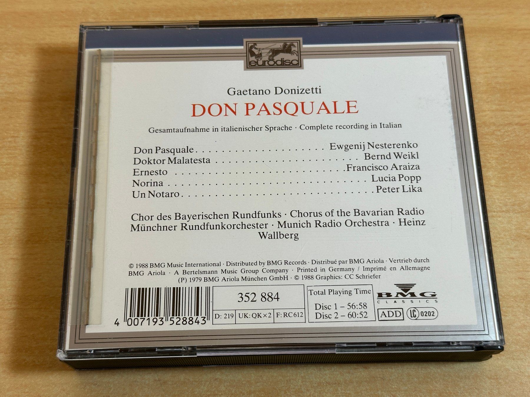 CD: Gaetano Donizetti - Don Pasquale - 2 CD – Usato da Rikon im Tösstal venduto da Alpenmutz 3