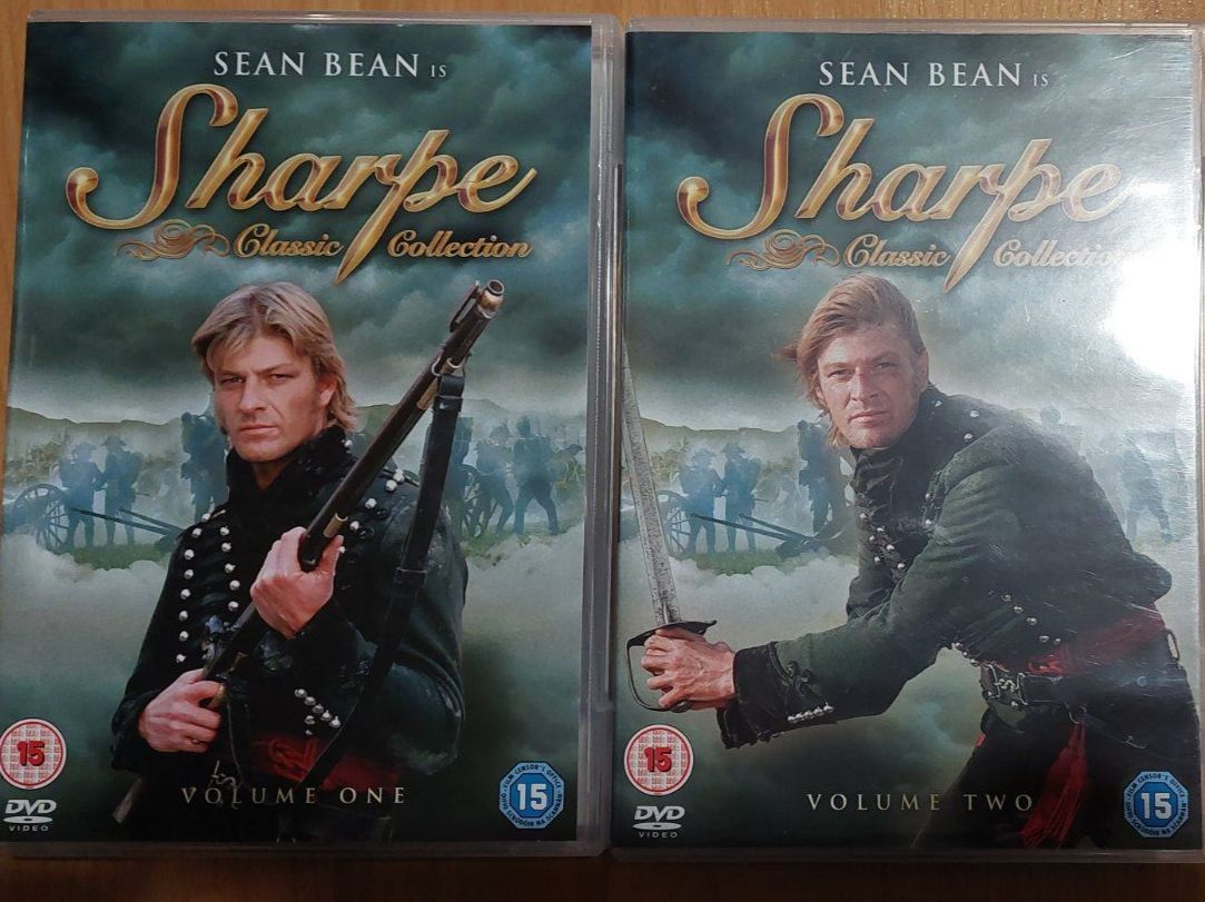 Tutti i DVDs: Sharpe Vol.1 & Vol.2 - Sean Bean 8 DVDs – Usato da Arbon venduto da mick1968