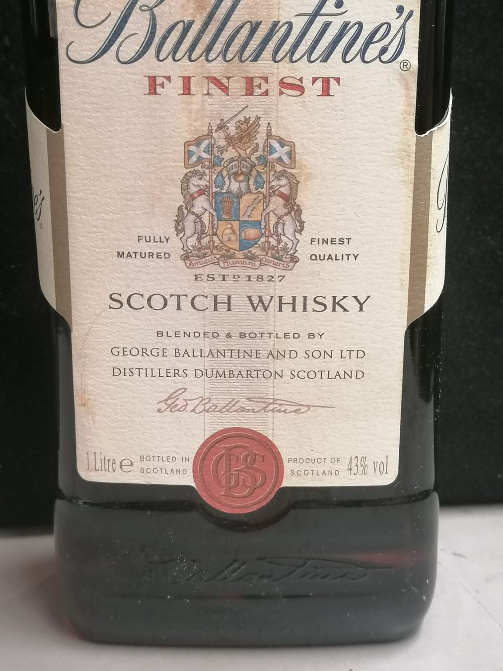 Ballantines Spirituosen: BALLANTINES FINEST SCOTCH WHISKY – Neu (gemäss Beschreibung) aus Genève von Leboucheoreilles 1