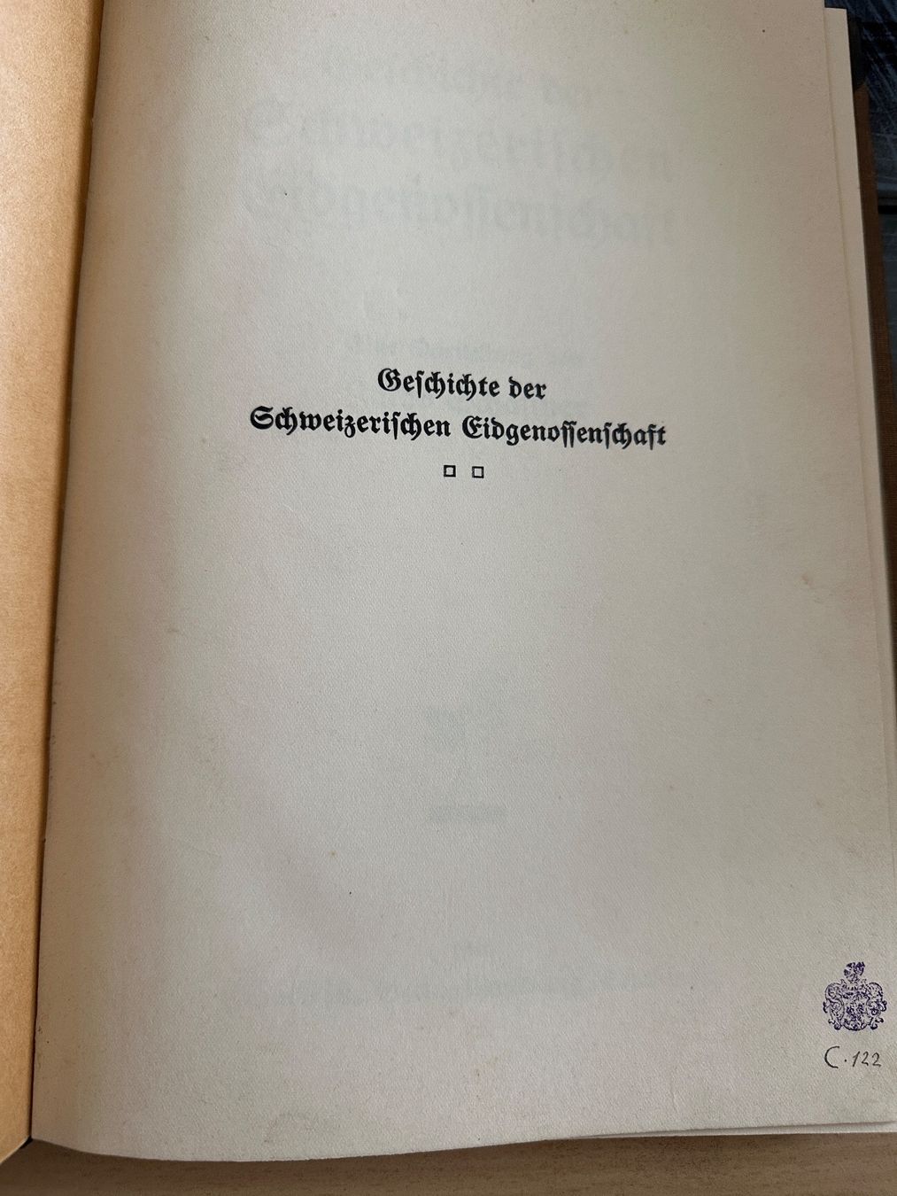 Livres: Geschichte der Schweizerischen Eidgenossenschaf 1915 – D'occasion à Buchs SG par Billikatze5 2