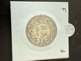 Swiss 2 francs 1914 Silver Coin