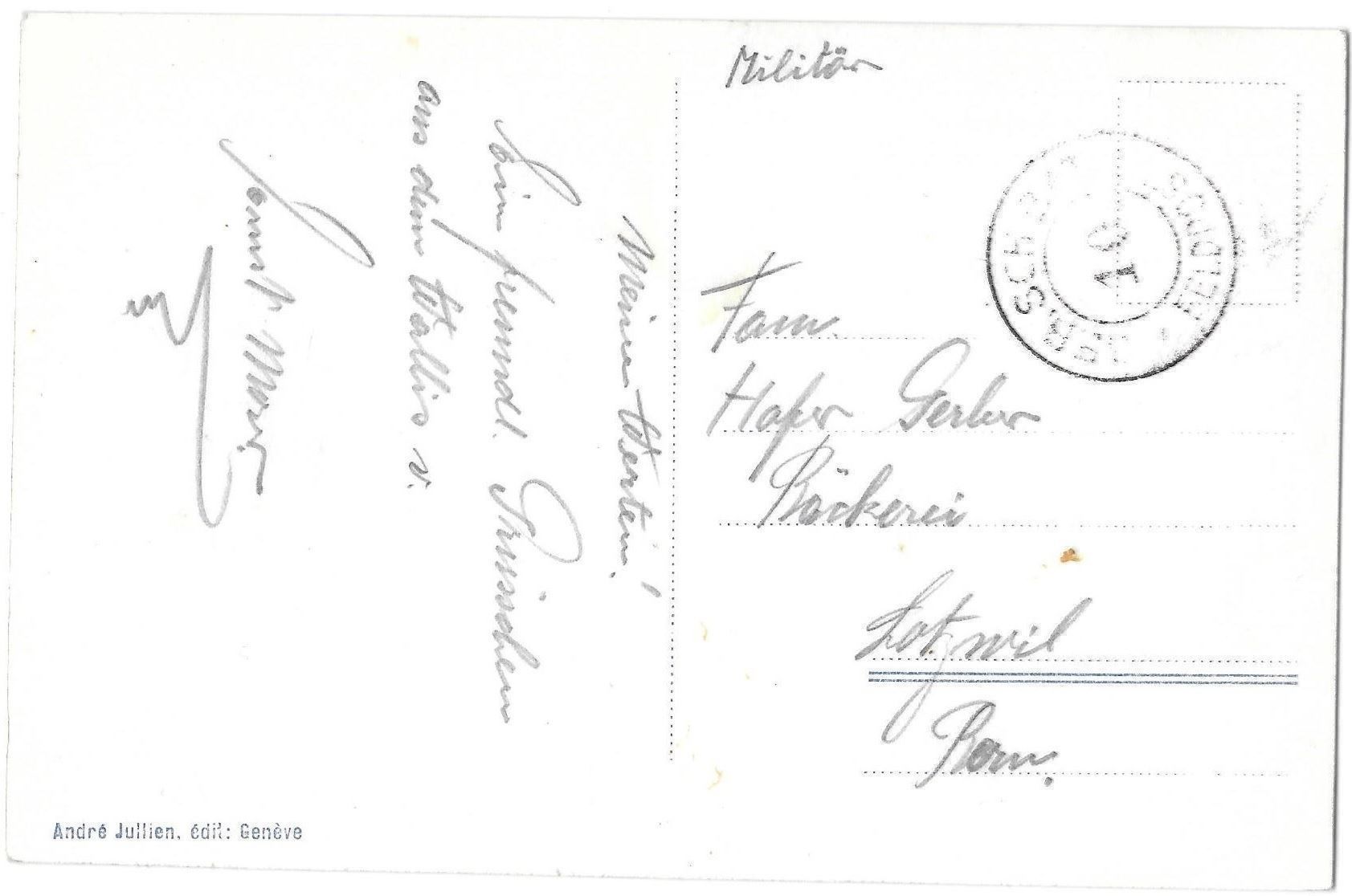 Cartoline postali: Eischoll mit Rhonetal Feldpoststempel – Usato da Olten venduto da clotaldi 1