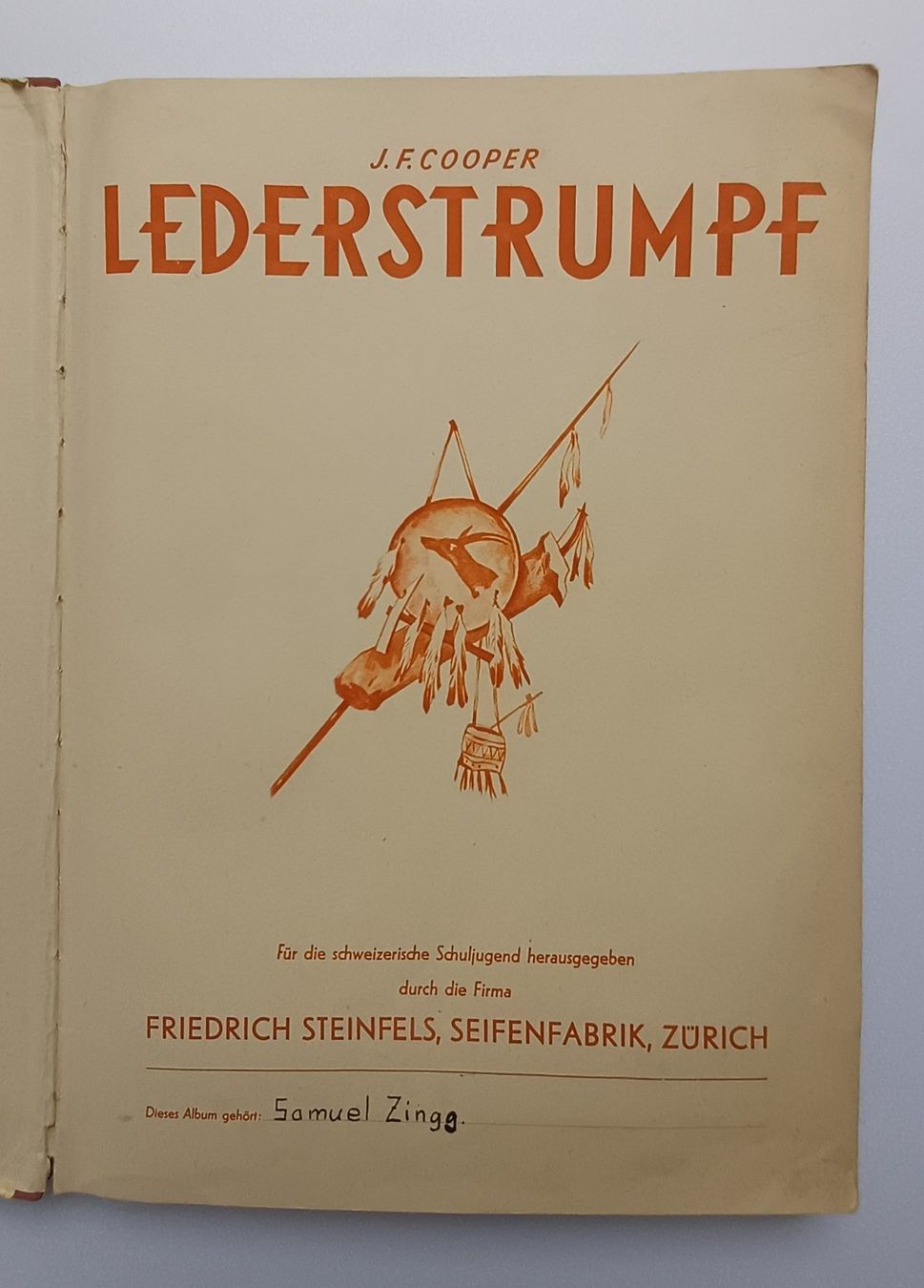 Libri: J.F.Cooper - Lederstrumpf – Usato da Bern venduto da gephard 1
