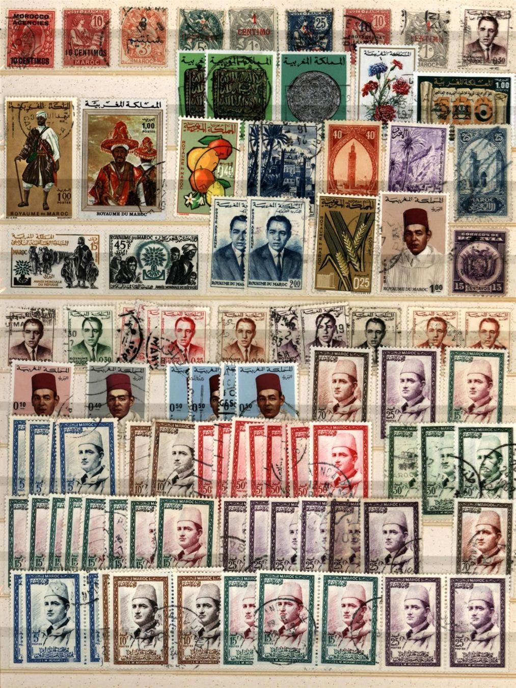 Tutti i francobolli: MAROC auf 4 Seiten (AZ171) – Usato da Seuzach venduto da Harri19
